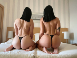 Two asses, two fucks
