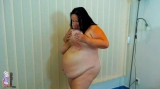 BBW Granny does strip before chubby mature