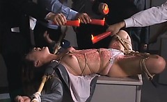 Jap Sex Slave Punished With Hot Wax Dripped On Her Body