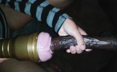 Handjob For A Big Black Cock Point Of View