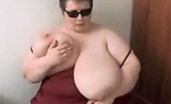 Big White Woman With Very Saggy Breasts
