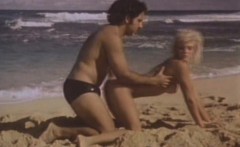 Ginger Lynn fucked on a beach by Ron Jeremy