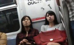 Fuck from ASIA-MEET.COM - Asian legs on train 5