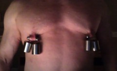 Breast weights on 0-gauge piercings