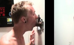 Straight Dude Enjoying Gay Oral Sex On Gloryhole