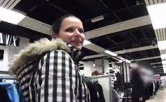 Adorable czech teen was tempted in the mall and screwed in p