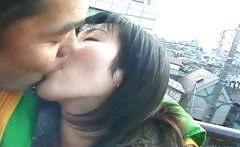 Hot Asian outdoor blowjob here