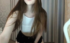 Sexy teen webcam striptease