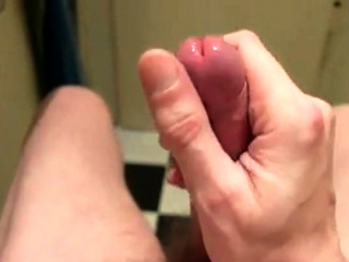 Uncut foreskin play and cum