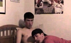 Unsure Amateur Twinks Experiment On Cam