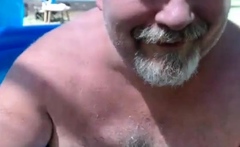 Naked Pool Dad