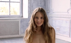 Russian petite teen Nimfa with Playboy