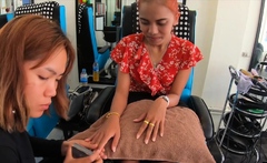 Manicure Pedicure For Asian Girlfriend
