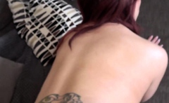 DEBT4k. Debt collector drills pregnant woman with a tattoo