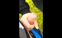 Twink Sucking Cock In The Park And Getting The Cum