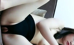 Sexy japanese girl Akina Hara solo girl masturbation