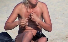 Beach Voyeur Nude Females Spy Cam HD Video