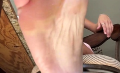 Black Amateur Explore Hot Foot Fetish